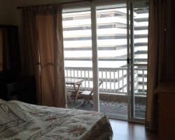for rent/เช่า Studio Grand Parkview Asoke แกรนด์พาร์ควิว อโศก 35sqm fullyfurnished 18,000/month – Nice Balcony