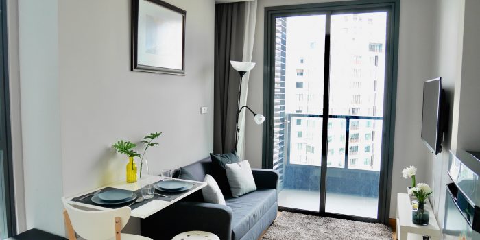 (214) The​ Lumpini24 A luxury for rent 1BED 1BATH 28sq.m. Fullyfurnished 29th FL., คอนโดให้เช่า ลุมพินี สุขุมวิทซอย24 ห้องสวย สุดโมเดิน