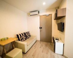 (223)ให้เช่าห้อง สตูดิโอ 22ตรม คอนโดIdeo Mobi Onnut – ไอดีโอโมบิ อ่อนนุช 13,000บ/เดือน เฟอร์ครบ แต่งโมเดิร์น