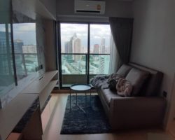 GDN248 คอนโด ลุมพินี สวีท เพชรบุรี-มักกะสัน Lumpini Suite Phetchaburi-Makkasan 34 SQM 1ห้องนอน 1ห้องน้ำ ชั้น 24 18000/เดือน มีโชว์หลายห้อง สำหรับเช่า