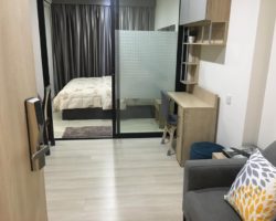 (240) ปล่อยเช่า คอนโด ไลฟ์ อโศก Life Asoke ขนาด 35 SQM ชั้น7 1ห้องนอน 22000/ด. เฟอร์ครบ-MRT เพชรบุรี/Airport rail link มักกะสัน