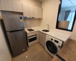 (241) For Rent/เช่า คอนโด ไลฟ์ อโศก Life Asoke Condo ไซค์ห้อง 36 SQM ชั้น15 1ห้องนอน 22K/เดือน เฟอร์ครบ