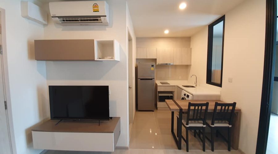 (241) For Rent/เช่า คอนโด ไลฟ์ อโศก Life Asoke Condo ไซค์ห้อง 36 SQM ชั้น15 1ห้องนอน 22K/เดือน เฟอร์ครบ