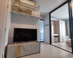 (238) ปล่อยเช่า คอนโด ไลฟ์ อโศก Life Asoke ชั้น34 29.72 ตร.ม 1นอน1น้ำ 19000/เดือน แต่งครบพร้อมอยู่