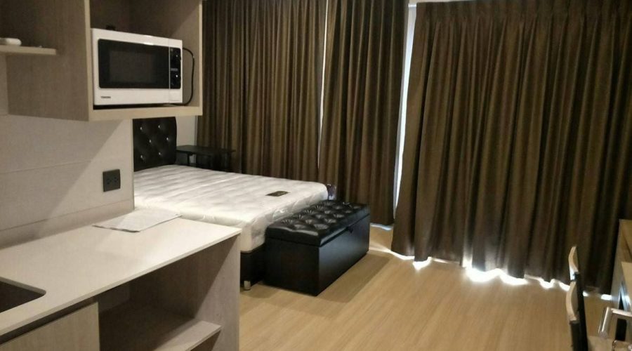 GDN252 ลุมพินี สวีท ดินแดง-ราชปรารภ เช่า 14000บาท Studio เฟอร์ครบ ตึกติดถนนใหญ่ btsอนุสาวรีย์ฯ