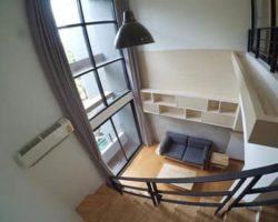 GDN261 คอนโด LLoft Ratchada 19 (แอล ลอฟท์ รัชดา 19) แบบ Duplex มี 2 ชั้น For rent ปล่อยเช่า ฿18,000 MRTรัชดา 200 เมตร