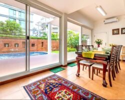 ให้เช่า บ้านเดี่ยวแต่งหรู​ Single House For​ Rent 4BED/4BATH 110 Sq.wa (บีทีเอส​ เพลินจิต)​ + with Jaccuzzi pool