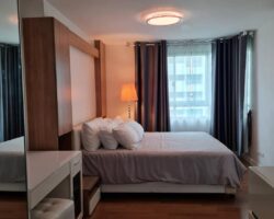 ลดพิเศษ 15,000 !! 1BED 45ตรม. The Clover Thonglor 18 เฟอร์ครบ ตึก A ห้องกว้าง ราคานี้สุดๆคุ้ม !! รหัส CG-18ZQKORN55