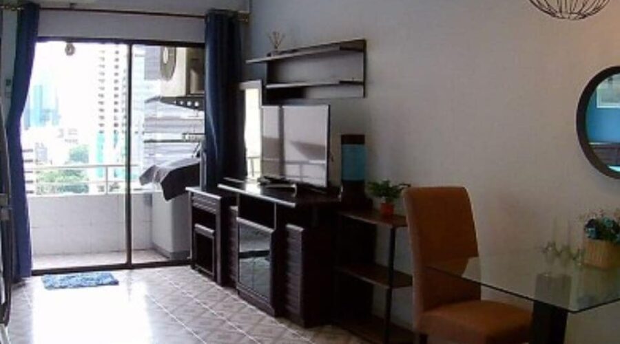 ให้เช่า คอนโด สราญใจแมนชั่น สุขุมวิท6 ราคาลด เช่าเพียง !! 12000 ต่อเดือน 33ตรม. Studio (BTSนานา)