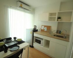 เช่า 8,000 บ. 26 ตรม. 1ห้องนอน, คอนโดให้เช่า ลุมพินี เพลส ศรีนครินทร์ -หัวหมาก สเตชั่น ใกล้​ Airport Link สถานีหัวหมาก เดิน 300 เมตรBY Ref No.456018