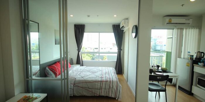 เช่า 8,000 บ. 26 ตรม. 1ห้องนอน, คอนโดให้เช่า ลุมพินี เพลส ศรีนครินทร์ -หัวหมาก สเตชั่น ใกล้​ Airport Link สถานีหัวหมาก เดิน 300 เมตรBY Ref No.456018