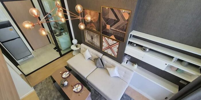 Chewathai Residence ASOKE – Condo for rent Duplex 39sqm ฿24,000 เดินแค่ 500เมตร ถึง MRTพระราม9 –DD4289168PM