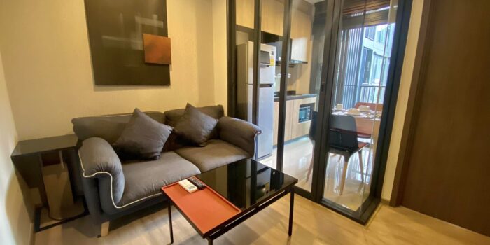 ให้เช่า 11,000 บ. คอนโด The Line วงศ์สว่าง ชั้น7 1นอน1น้ำ วิวสวน+รถไฟฟ้า – MRT สถานีวงศ์สว่าง RVC251189G