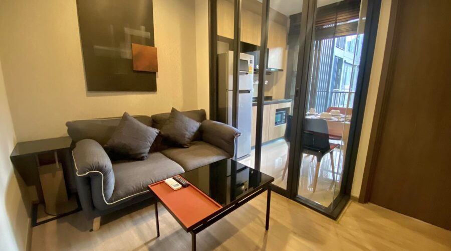 ให้เช่า 11,000 บ. คอนโด The Line วงศ์สว่าง ชั้น7 1นอน1น้ำ วิวสวน+รถไฟฟ้า – MRT สถานีวงศ์สว่าง RVC251189G